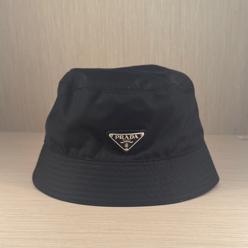 Prada Classic Black Bucket Hat